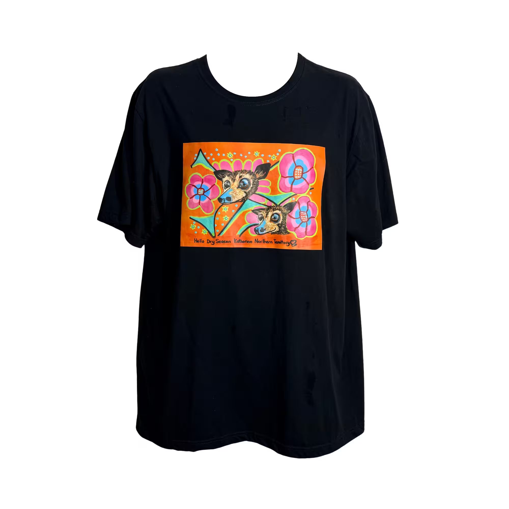 Flying Foxes Black T-shirt