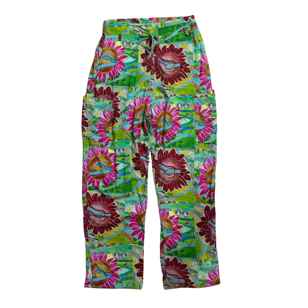 Torch Ginger Stone Lily Garden Scrubs Set